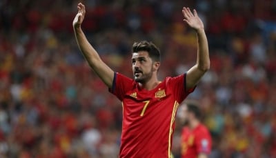 الهداف الإسباني "دافيد فيا" يعلن اعتزال كرة القدم