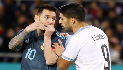 ميسي ينقذ الأرجنتين من الخسارة امام أوروغواي