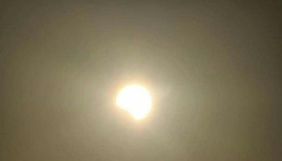 كسوف جزئي "حلقي" للشمس في اليمن ودول عربية
