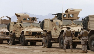 شهود عيان: تعزيزات عسكرية سعودية تغادر "عدن" باتجاه "شبوة"