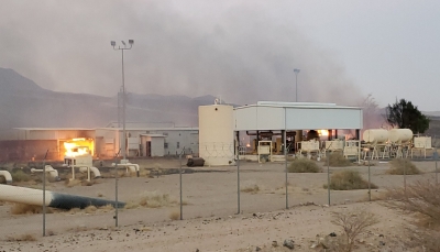 ميليشيا الحوثي تستهدف محطة لضخ النفط تابعة لشركة صافر غربي مأرب