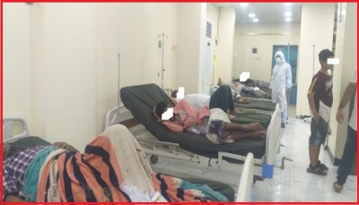 مركز لعلاج الحُميات في عدن يستقبل 582 حالة خلال يومين من بينها 35 حالة اشتباه بكورونا
