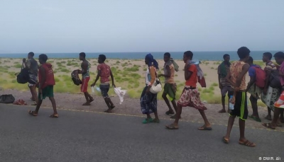 الأمم المتحدة: وصول 77 ألف مهاجر أفريقي إلى اليمن خلال النصف الأول من العام الجاري
