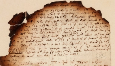 أوراق نادرة لإسحاق نيوتن عن الأهرامات تباع بـ 500 ألف دولار