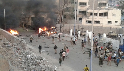 انفجار عبوة ناسفة قرب مطار عدن الدولي