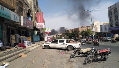 قصف حوثي يستهدف حي المرور بمدينة تعز
