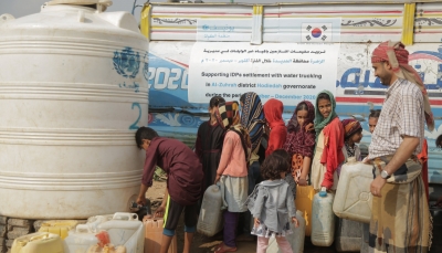 اليونيسف: وفّرنا مياه الشرب لأكثر من 10 ألف أسرة نازحة في اليمن