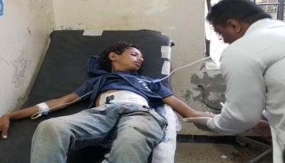 إصابة طفل برصاص قناص مليشيات الحوثي غربي تعز