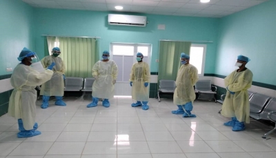 أطباء بلاحدود تغلق مركز علاج كورونا في مستشفى الجمهورية بعدن بعد انحسار الوباء