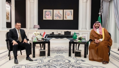 رئيس الحكومة يبحث مع نائب وزير الدفاع السعودي الدعم المقدم لليمن وآليات تطويره