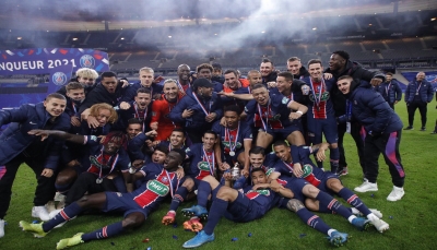 باريس سان جيرمان يهزم موناكو ويتوّج بلقب كأس فرنسا