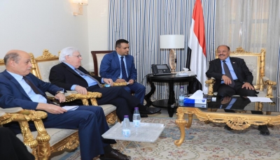 نائب الرئيس يبحث مع المبعوث الأممي جهود إحلال السلام في اليمن