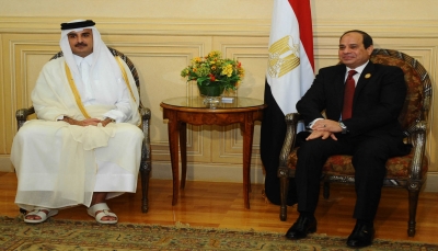 الرئاسة المصرية: أمير قطر وجه دعوة للرئيس السيسي لزيارة الدوحة