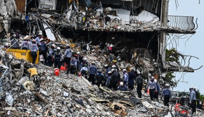 أميركا.. حصيلة انهيار مبنى ميامي ترتفع إلى 86 قتيلا والبحث متواصل