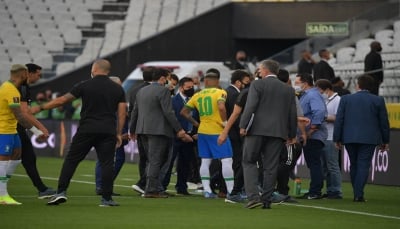 اتحاد أميركا الجنوبية يعلن إيقاف مباراة البرازيل والأرجنتين
