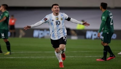 هاتريك ميسى يقود الأرجنتين للفوز على بوليفيا في التصفيات المؤهلة لكأس العالم