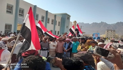 تظاهرة حاشدة في سقطرى احتفالاً بعيد الثورة والمطالبة بعودة سلطات الدولة