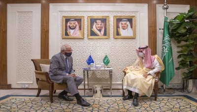 السعودية تبحث مع فرنسا والاتحاد الأوروبي تطورات الأوضاع في اليمن