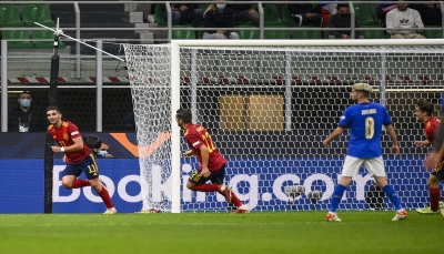 إسبانيا توقف سلسلة إيطاليا وتعبر إلى نهائي دوري الأمم الأوروبية
