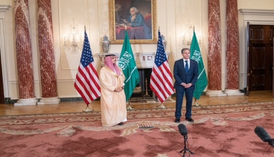 واشنطن.. وزيرا خارجية أمريكيا والسعودية يبحثان جهود إنهاء الحرب في اليمن