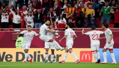 كأس العرب: تونس والامارات يتأهلان معاً لربع النهائي وموريتانا تهزم سوريا