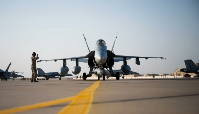 القيادة المركز الأمريكية تعلن نشر مقاتلات "إف-18 سي" في قاعدة سعودية