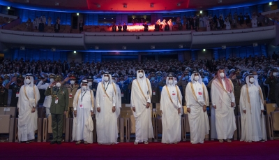 السفير بادي يشارك في افتتاح معرض الدوحة الدولي للدفاع البحري