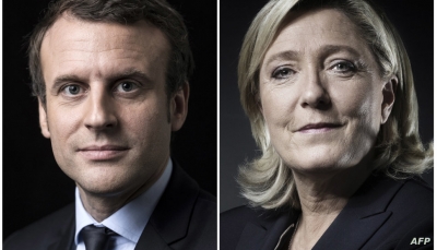 ماكرون يتصدر النتائج ويواجه لوبان في الجولة الثانية من الانتخابات الرئاسية الفرنسية