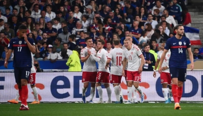  الدنمارك تُسقِط فرنسا وهولندا تقسو على بلجيكا في دوري الأمم الأوروبية