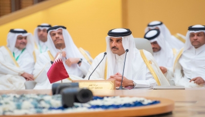 أمير قطر: يجب الاتفاق على قواعد توجه عملنا لحل أزمة اليمن ومنها "حصر السلاح بيد الدولة"