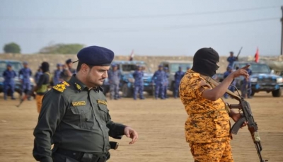 مدير شرطة أبين يدعو الحكومة والتحالف العربي إلى دعم القوات الأمنية