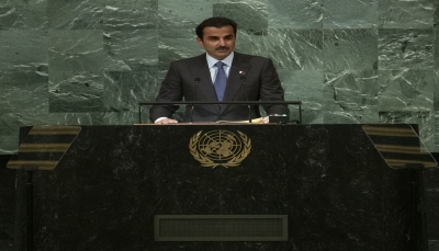 أمير قطر: نتطلع إلى وقف دائم لإطلاق النار في اليمن