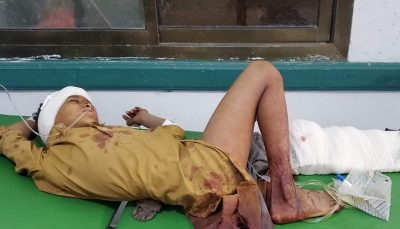 تعز.. إصابة ثلاثة أطفال من أسرة واحدة بقذيفة أطلقتها مليشيا الحوثي