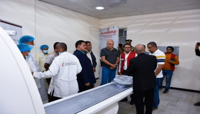 محافظ تعز يفتتح أقسام طبية بمستشفى خليفة بدعم الهلال الأحمر القطري