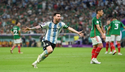 ميسي ينقذ الأرجنتين من فخ المكسيك وينعش آمالها في التأهل للدور الثاني
