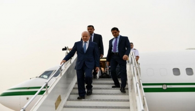 رئيس مجلس القيادة الرئاسي رشاد العليمي يبدأ زيارة رسمية إلى الأردن