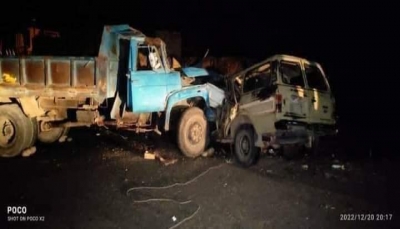 اليمن.. وفاة وإصابة 17 مدنيًا بحادث مروري في منطقة العَنَد بـ"لحج"