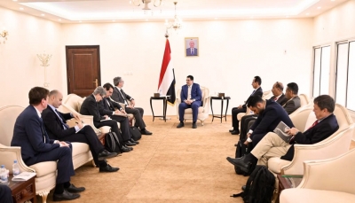 عدن.. بن مبارك يبحث مع عدد من رؤساء البعثات الأوروبية التطورات في اليمن