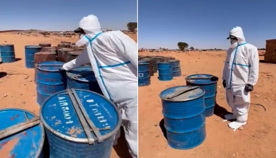 مهجورة وسط الصحراء.. ليبيا: قوات حفتر تعثر على براميل اليورانيوم المفقود
