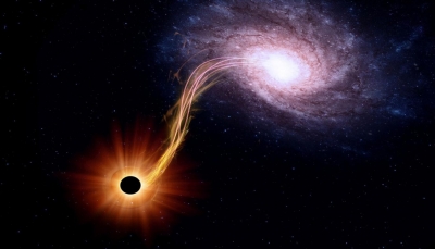 ناسا: اكتشفنا ثقبا أسود يتدفق عبر الفضاء بسرعة قصوى