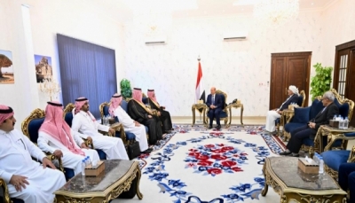 العليمي يناقش مع السفير "آل جابر" جهود الوساطة السعودية لتجديد الهدنة في اليمن