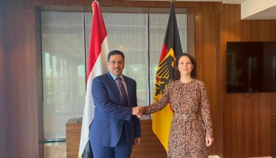 وزيرا خارجية اليمن وألمانيا يبحثان تطورات الوضع وجهود إحلال السلام في البلاد