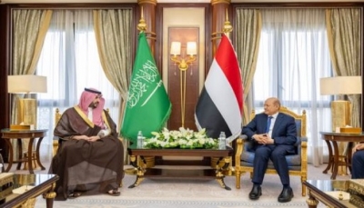 الرئاسي اليمني يناقش مع وزير الدفاع السعودي سُبل دعم الإصلاحات الاقتصادية وتجديد الهدنة