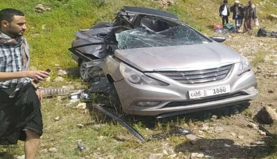وفاة ثلاثة شُبّان من أبناء مدينة إب بحادث مُروّع جنوبي صنعاء