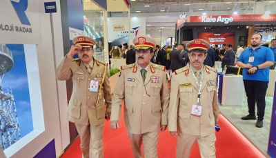 وزير الدفاع اليمني يشارك في افتتاح معرض الصناعات الدفاعية التركية في إسطنبول