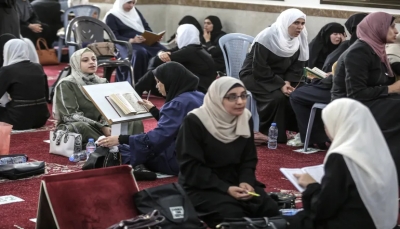 أصغرهم عمره 8 أعوام.. مئات الحفاظ يسردون القرآن الكريم في جلسة واحدة بغزة