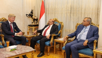 رئيس مجلس النواب يبحث مع "غروندبرغ" مساعيه لإحياء عملية السلام في اليمن