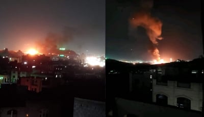 انفجار ضخم في محطة "المفزر" للغاز المنزلي شمالي صنعاء 