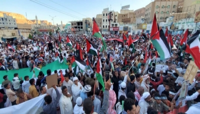 مهرجان جماهيري بوادي حضرموت تضامنًا مع الشعب الفلسطيني وتنديدًا بجرائم الاحتلال في غزة