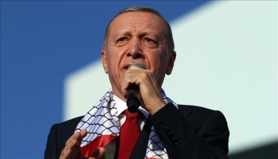 أردوغان: الغرب مسؤول عن جرائم الإبادة بغزة وإسرائيل "مجرمة حرب"